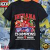 Indiana Hoosiers 2026 CFP Peach Bowl Champions Beat Oregon Mascot T-Shirt