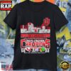 Indiana Hoosiers 2026 College Football Playoff Semifinal Peach Bowl Champions City Skyline T-Shirt
