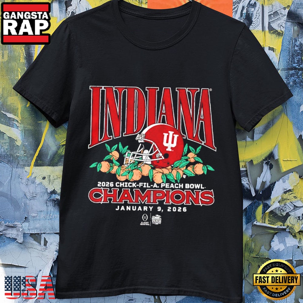Indiana Hoosiers Win 2026 Chick-Fil-A Peach Bowl Floral Football Helmet T-Shirt Indiana Hoosiers Win 2026 Chick-Fil-A Peach Bowl Floral Football Helmet T-Shirt