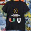 Indiana vs Miami Miami 2026 College Football National Championship T-Shirt