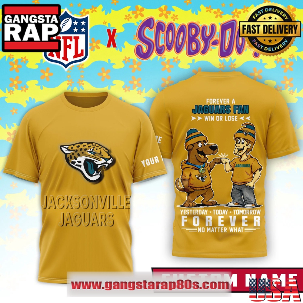 Jacksonville Jaguars x Scooby Doo Premium 3D Shirt