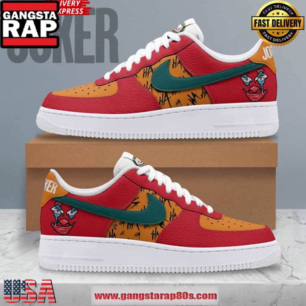 Joker Folie Deux Clown 2026 Limited Edition Nike Air Force 1 Sneakers Shoes Joker Folie Deux Clown 2026 Limited Edition Nike Air Force 1 Sneakers Shoes