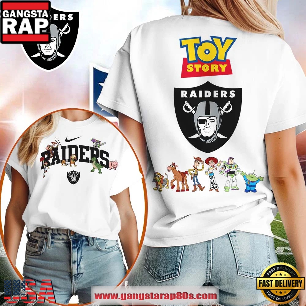 Las Vegas Raiders NFL x Toy Story New Design Women 3D Shirt