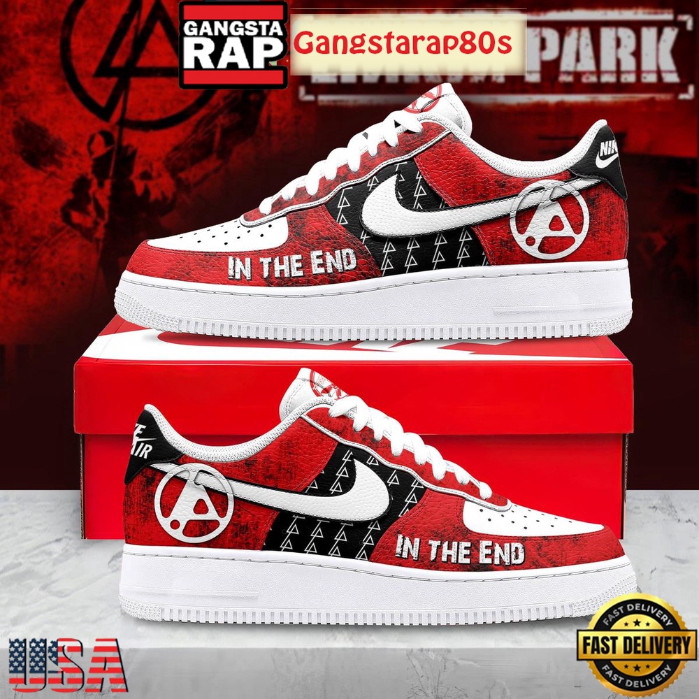 Linkin Park In The End Air Force 1 Sneakers Shoes Linkin Park In The End Air Force 1 Sneakers Shoes