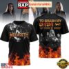 Megadeth To Smash My Guitar And Let There Be Shred 3D Shirt