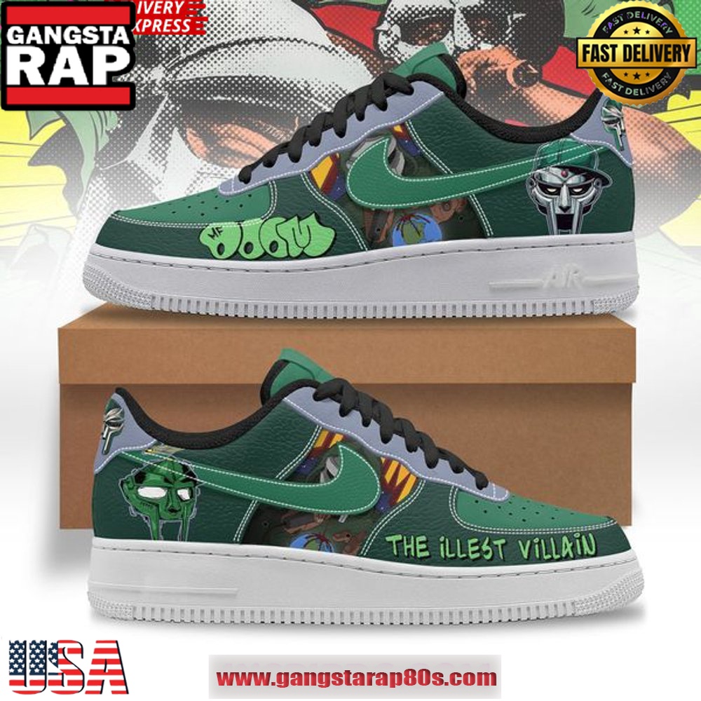 MF DOOM New Edition Air Force 1 Sneakers Shoes