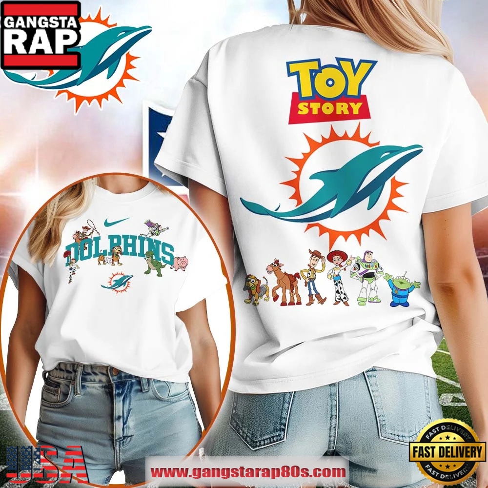 Miami Dolphins NFL x Toy Story New Design Women 3D Shirt