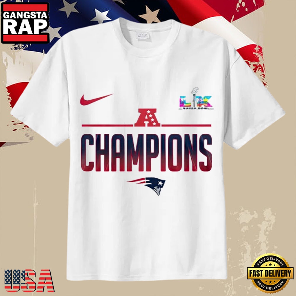 New England Patriots 2026 AFC Super Bowl Champions Fan T-Shirt