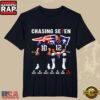 New England Patriots Drake Maye Tom Brady Chasing Seven Championships Signature T-Shirt