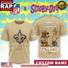 New Orleans Saints x Scooby Doo Premium Custom Name 3D Shirt