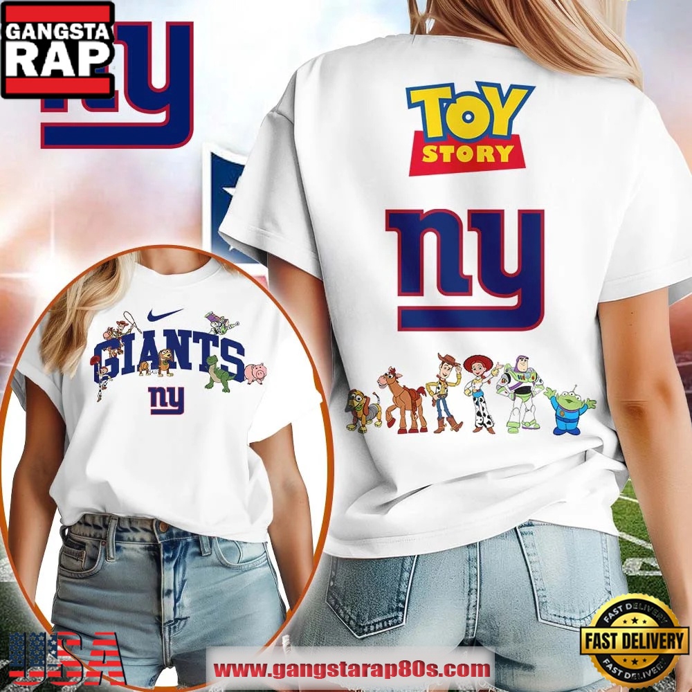 New York Giants NFL x Toy Story New Design Women 3D Shirt