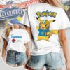 NFL Los Angeles Chargers x Pokemon Premium Womens 3D Shirt 2 NFL Los Angeles Chargers x Pokemon Premium Womens 3D Shirt