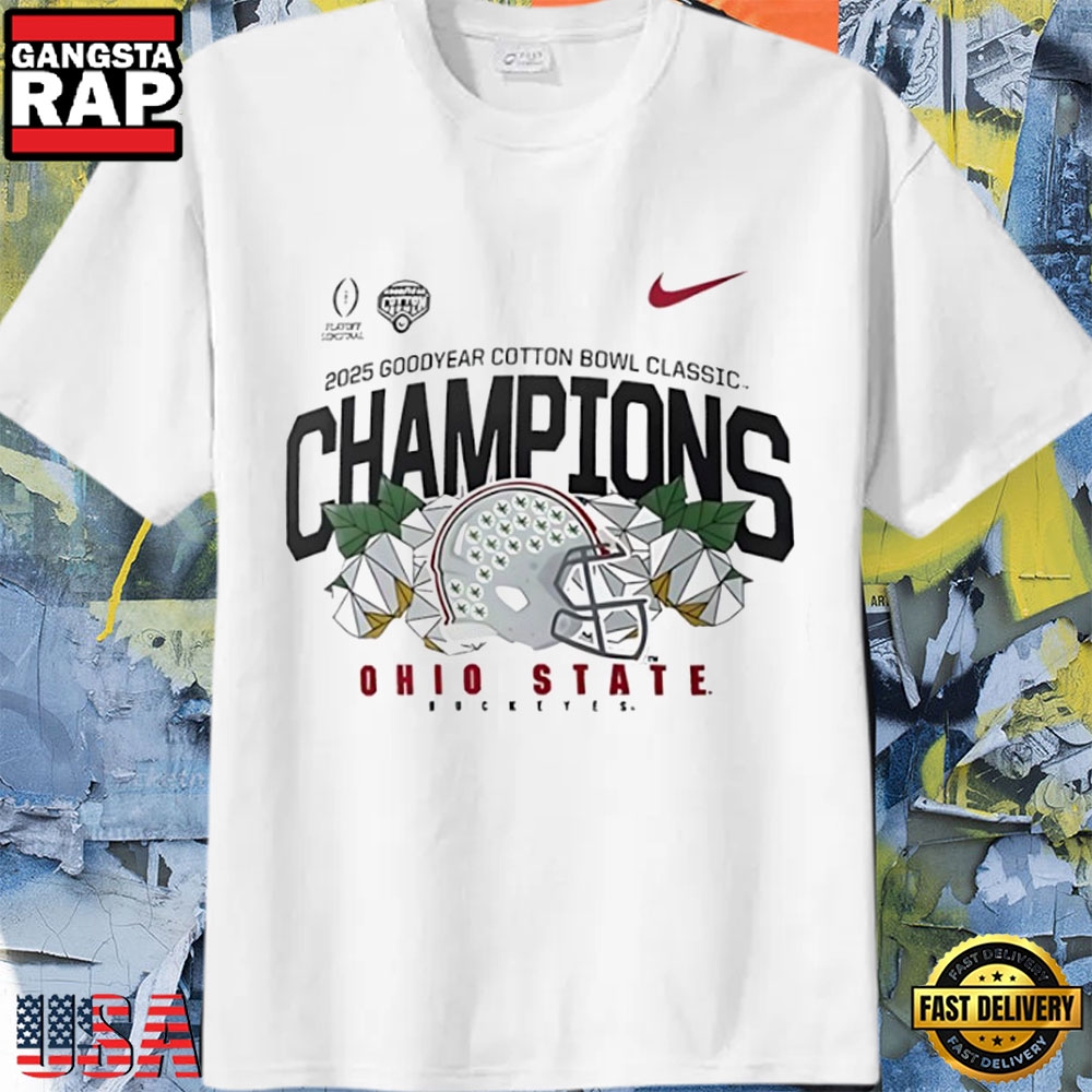 Ohio State Buckeyes Cotton Bowl Classic Champions 2025 T Shirt