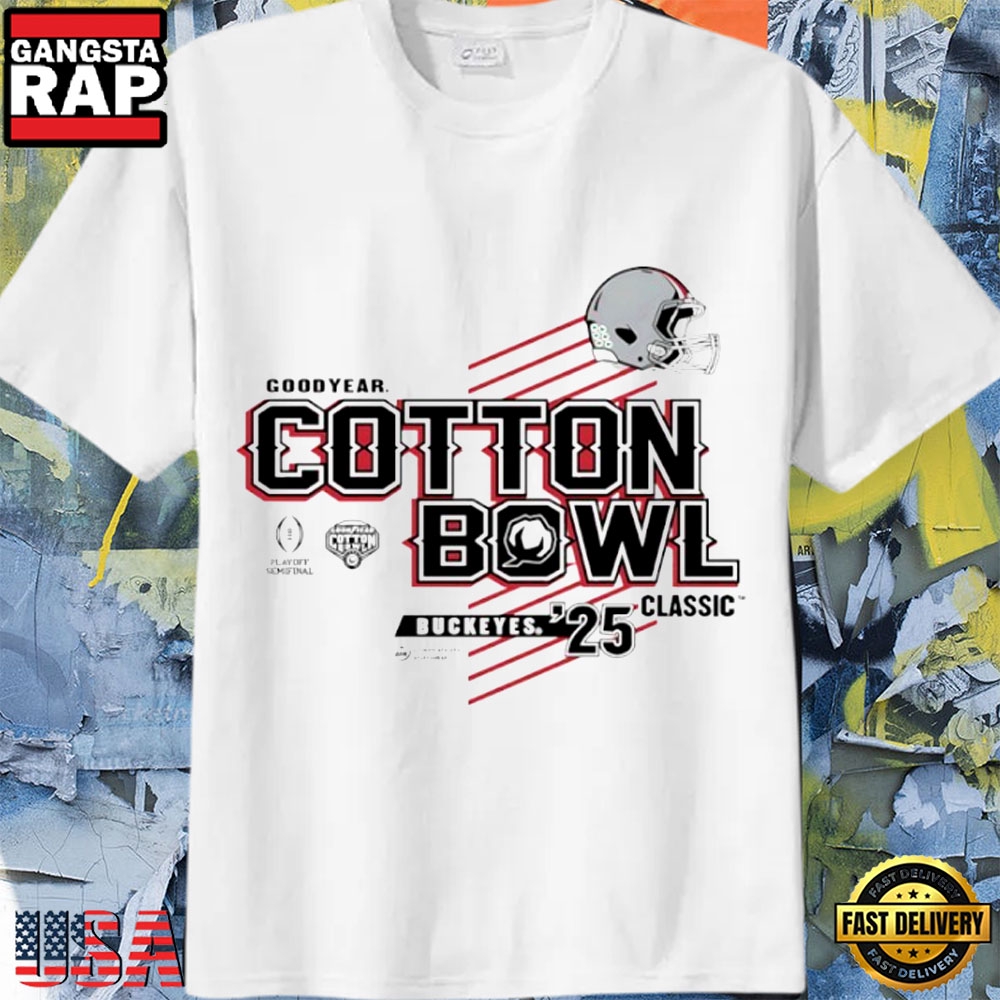 Ohio State Football 2025 Goodyear Cotton Bowl Classic T Shirt