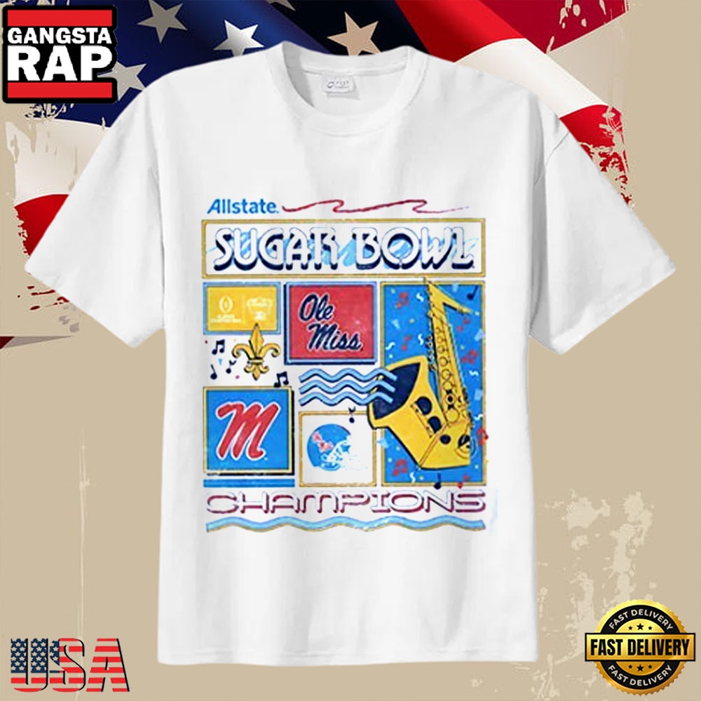 Ole Miss Rebels 2026 Sugar Bowl Football Champions T-Shirt