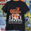 Orioles Legacy 1954–2026 Player Walking Thank You for the Memories T-Shirt