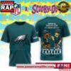 Philadelphia Eagles x Scooby Doo Premium Custom Name 3D Shirt 2 Philadelphia Eagles x Scooby Doo Premium 3D Shirt