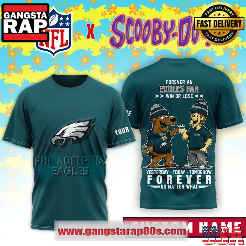 Philadelphia Eagles x Scooby Doo Premium 3D Shirt