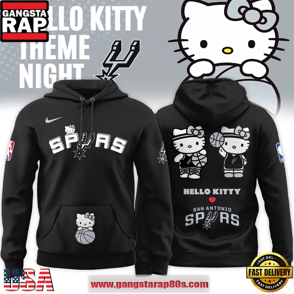 San Antonio Spurs x Hello Kitty Night 2026 Special Edition Unisex Hoodie