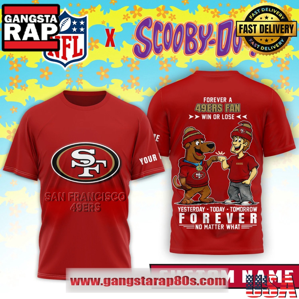 San Francisco 49ers x Scooby Doo Premium 3D Shirt