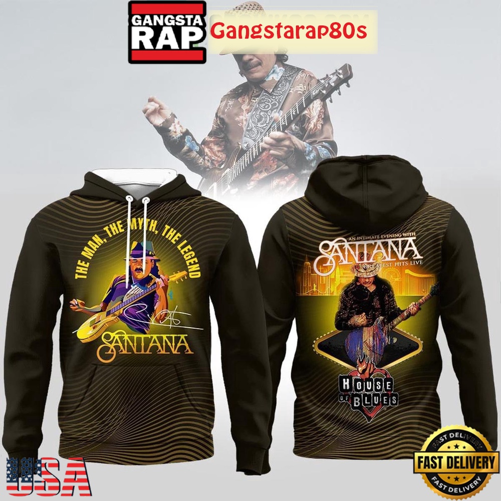 Santana House Of Blues Limited Edition Unisex Hoodie