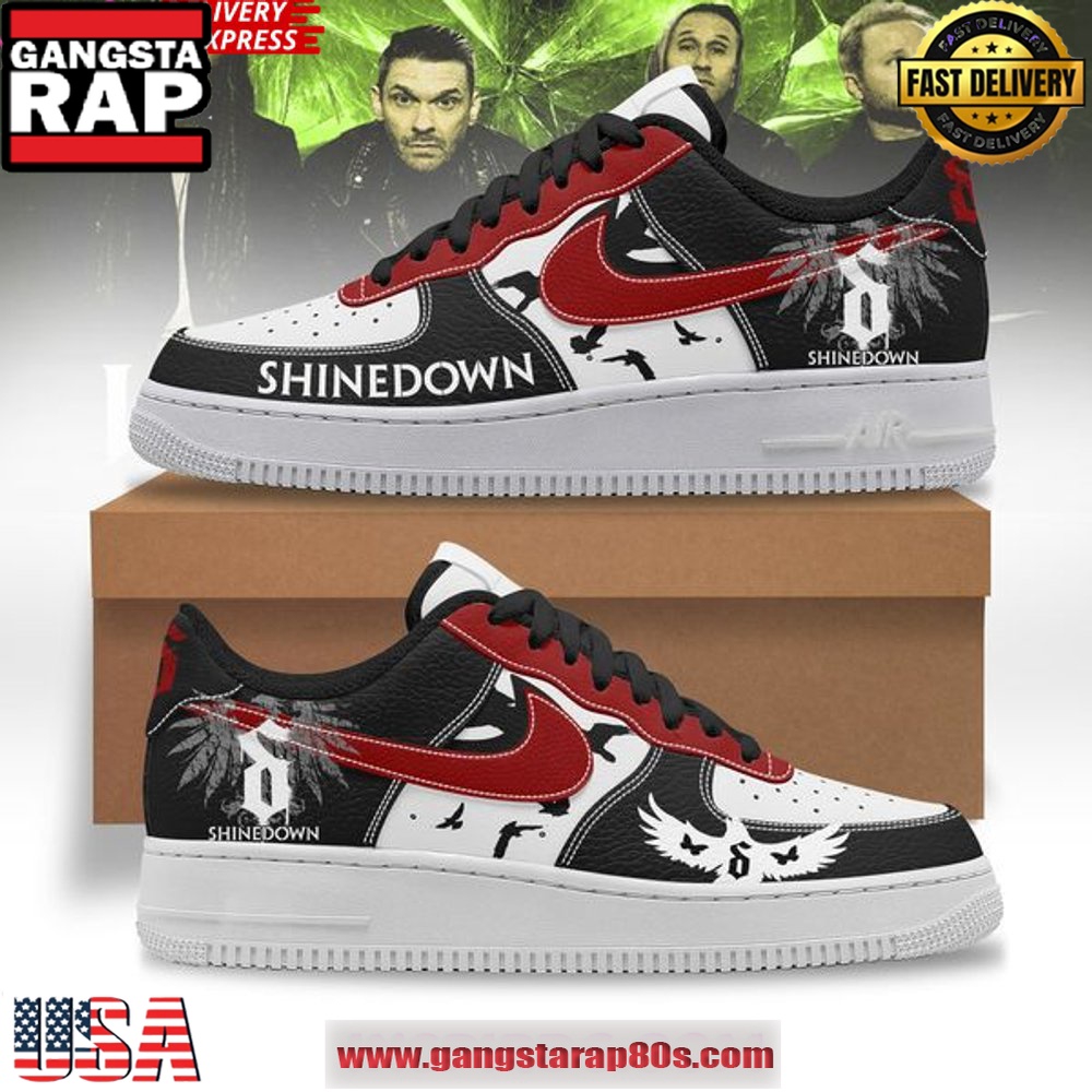 Shinedown Nike New Edition Air Force 1 Sneakers Shoes Shinedown Nike New Edition Air Force 1 Sneakers Shoes