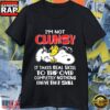 Snoopy and Woodstock Sarcastic Humor I’m Not Clumsy Graphic T-Shirt