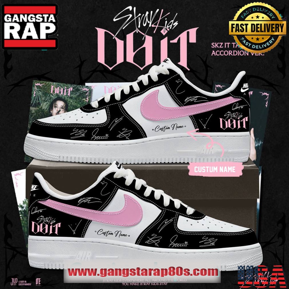 Stray Kids Dominate World Tour Custom Air Force 1 Running Sneakers Shoes Stray Kids Dominate World Tour Custom Air Force 1 Running Sneakers Shoes
