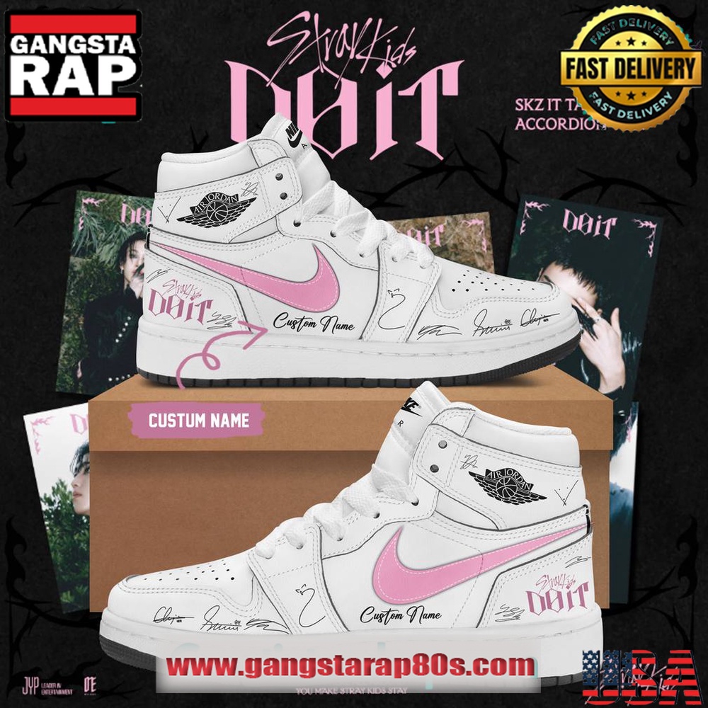 Stray Kids Dominate World Tour Custom Air Jordan 1 Sneakers Shoes