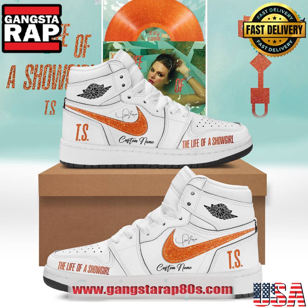 Taylor Swift The Life of a Showgirl Custom Air Jordan 1 Sneakers Shoes