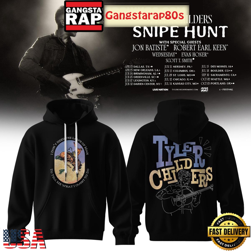 Tyler Childers 2026 Tour Snipe Hunt Limited Edition Hoodie