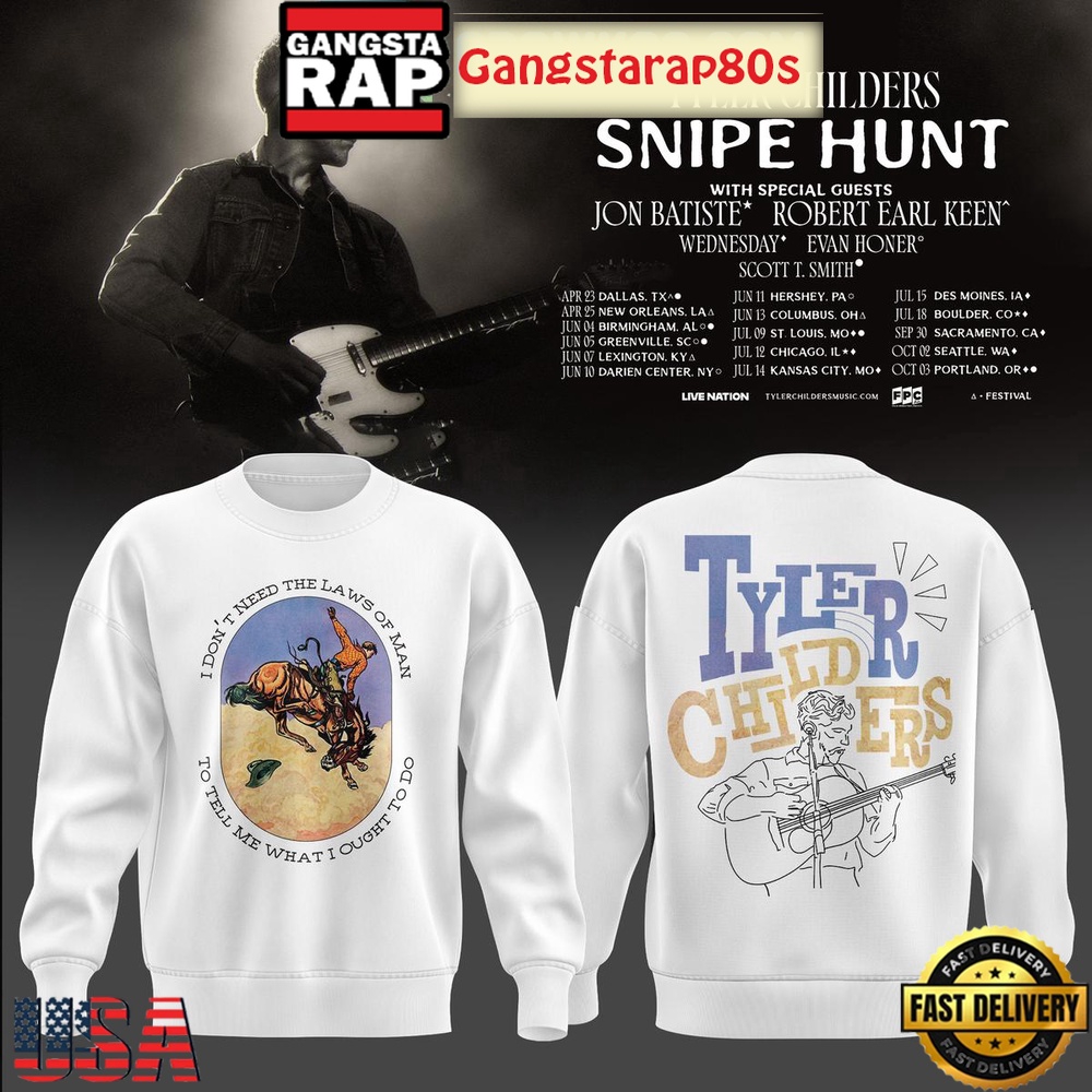 Tyler Childers 2026 Tour Snipe Hunt Limited Edition Sweatshirt