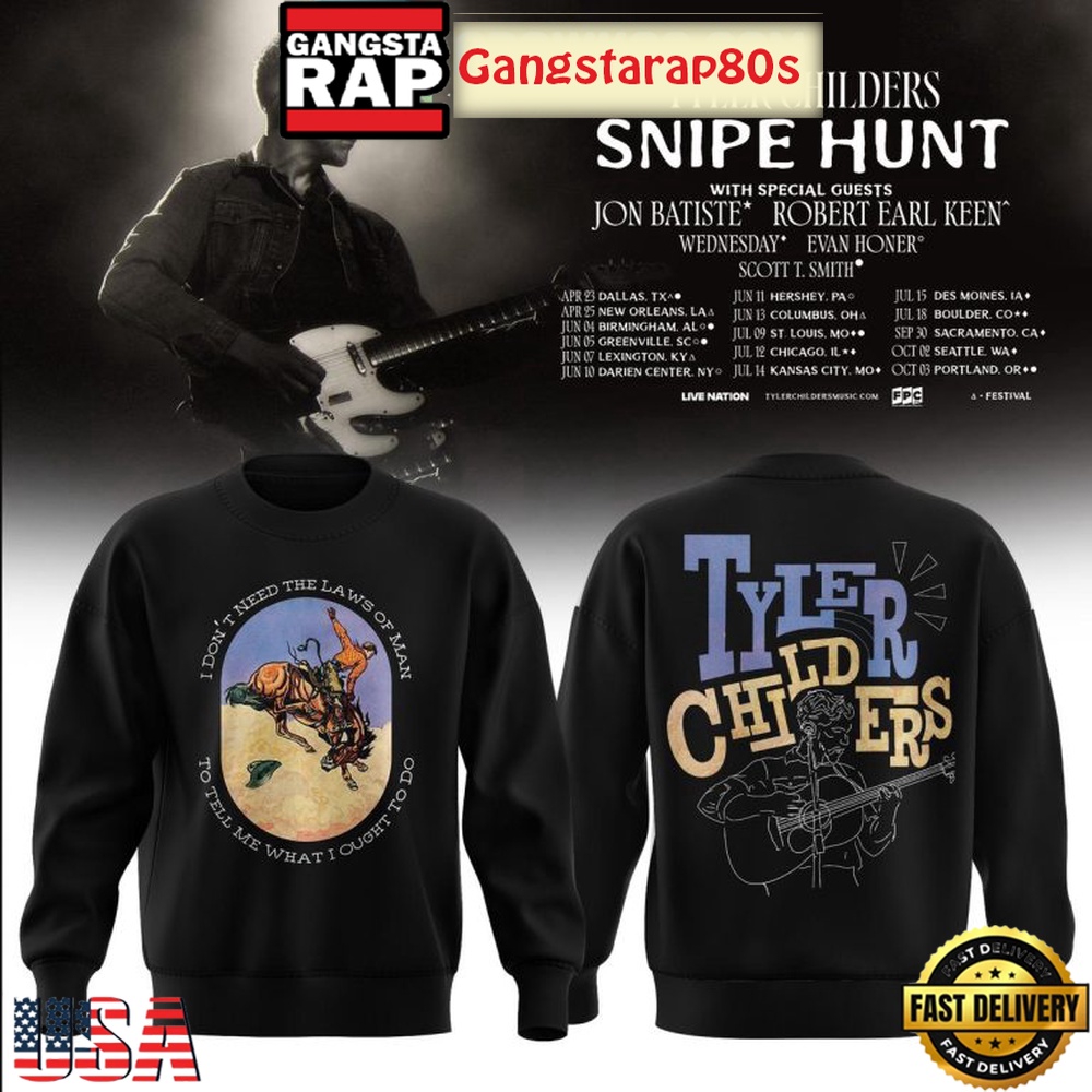 Tyler Childers 2026 Tour Snipe Hunt New Edition Sweatshirt