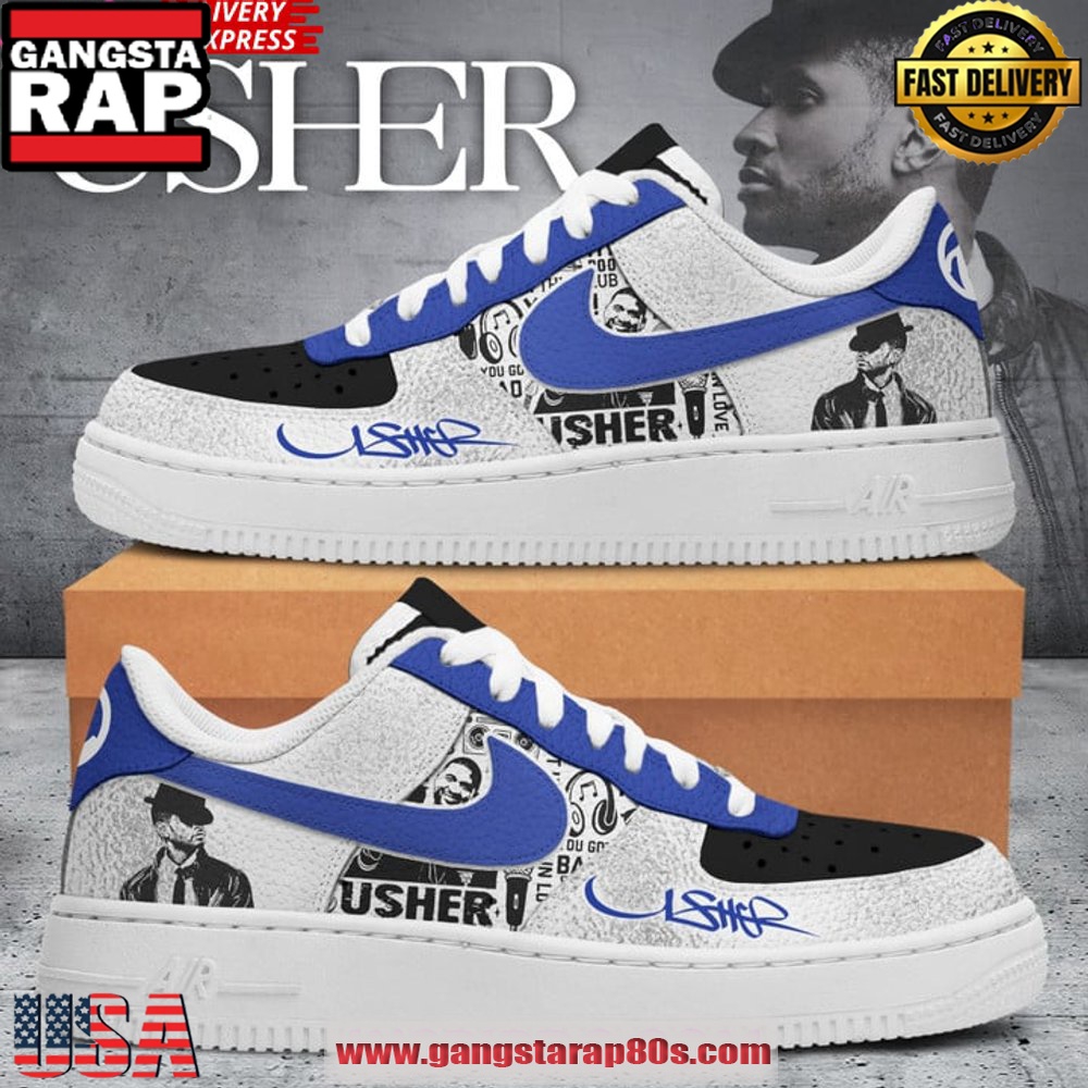 Usher Gentleman New Edition Air Force 1 Sneakers Shoes