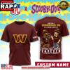 Washington Commanders x Scooby Doo Premium Custom Name 3D Shirt