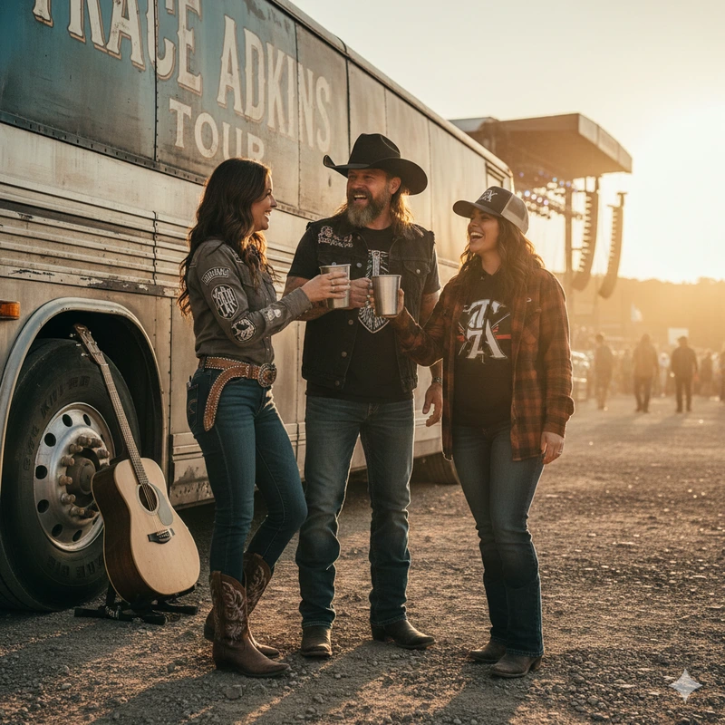 Trace Adkins Tour Fan Apparel Hub Country Style Looks Inspired by the Road