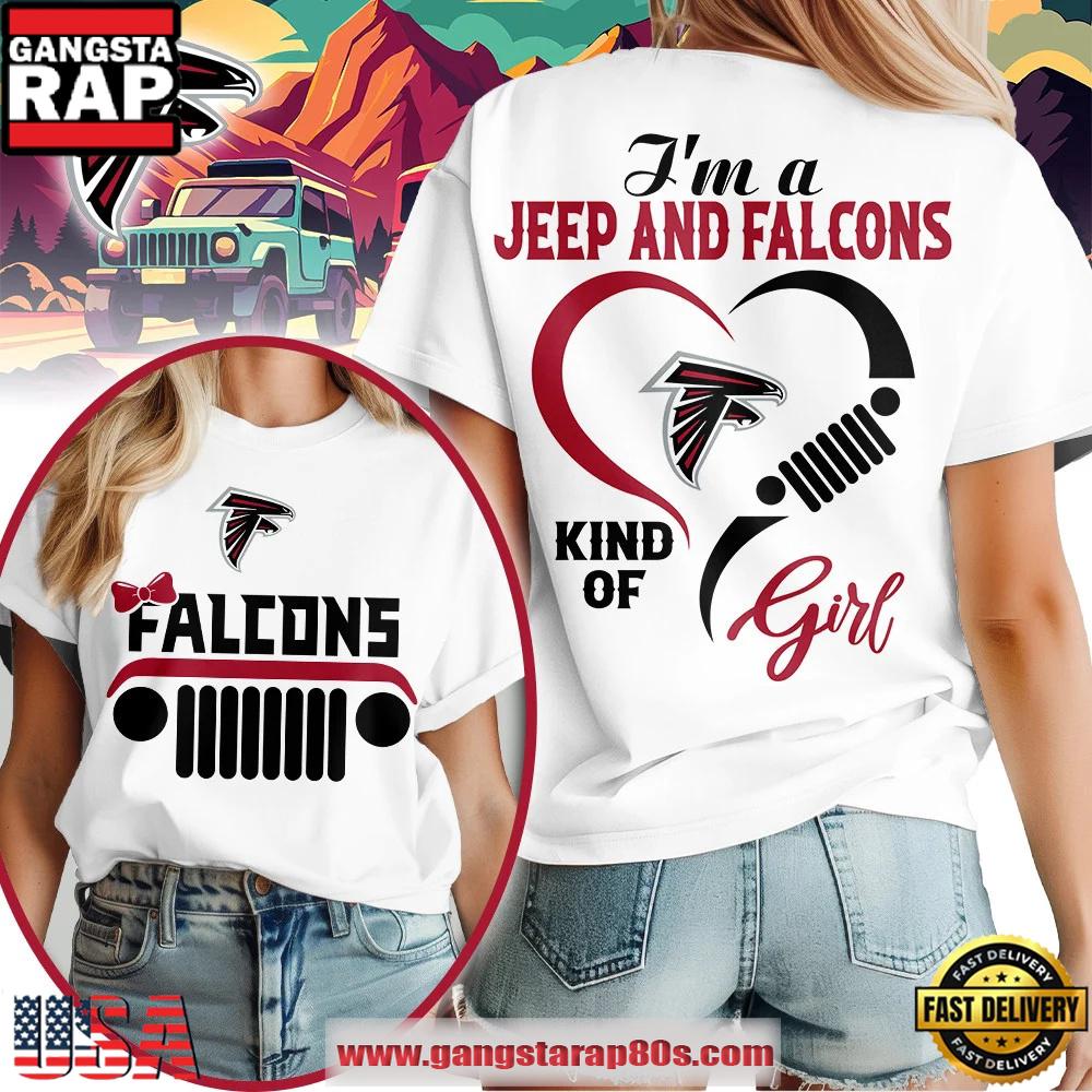 Atlanta Falcons NFL Jeep Girl Women's Shirt