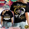Baltimore Ravens NFL Jeep Girl Women's Black Shirt