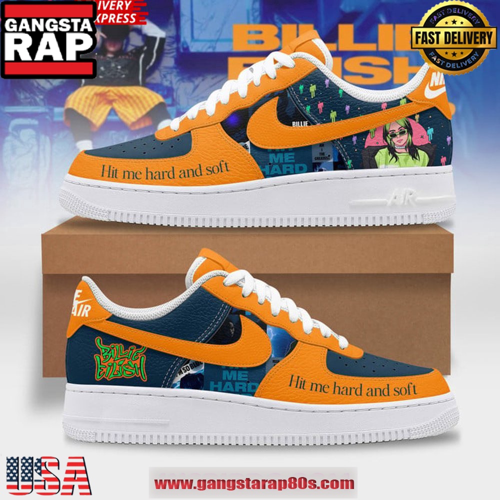 Billie Eilish Hit Me Hard And Soft Air Force 1 Sneakers Shoes Billie Eilish Hit Me Hard And Soft Air Force 1 Sneakers Shoes