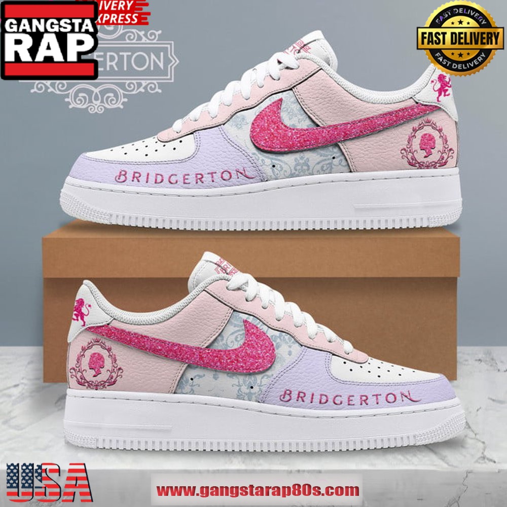 Bridgerton V3 Special Edition Air Force 1 Running Sneakers Shoes Bridgerton V3 Special Edition Air Force 1 Running Sneakers Shoes