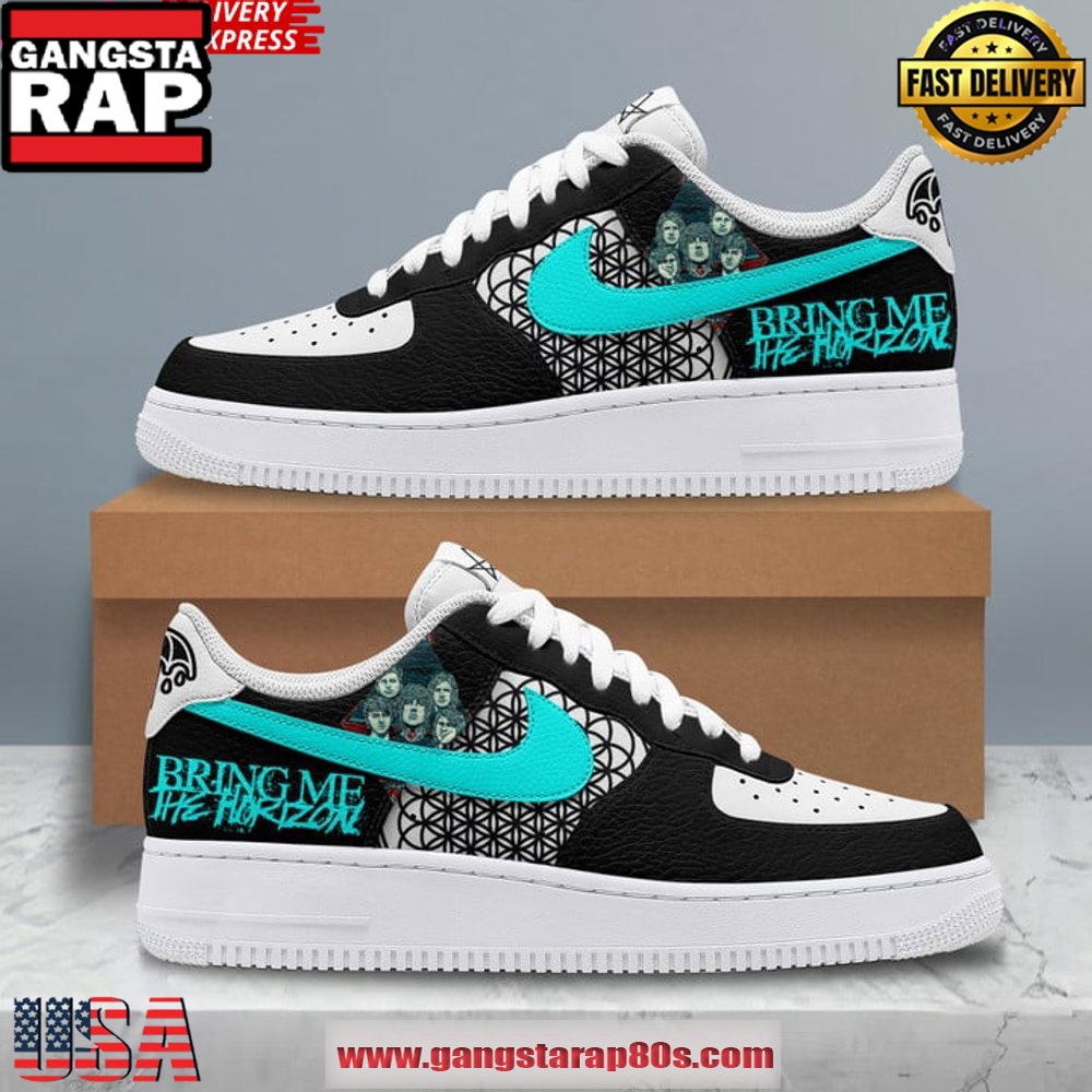 Bring Me The Horizon Special Edition Air Force 1 Running Sneakers Shoes Bring Me The Horizon Special Edition Air Force 1 Running Sneakers Shoes