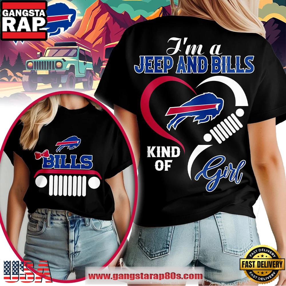 Buffalo Bills NFL Jeep Girl Women's T Shirt