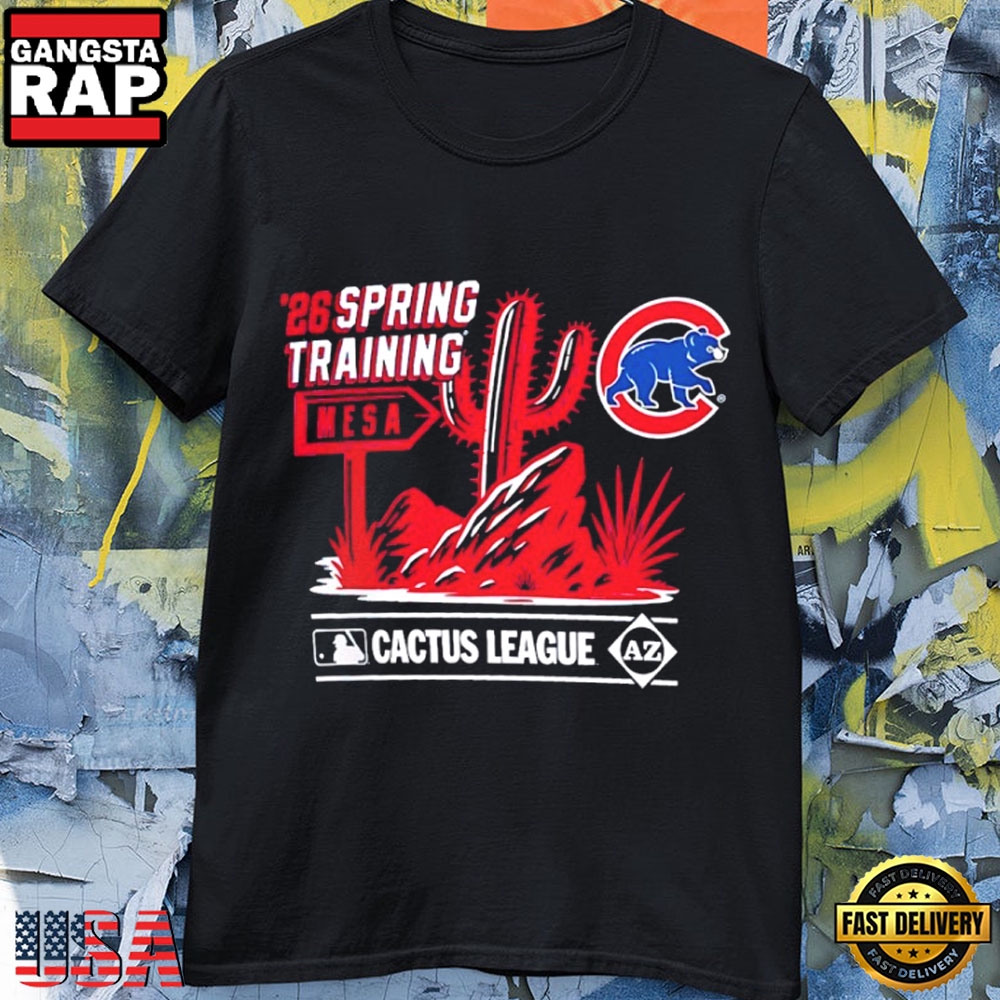 Chicago Cubs 2026 Spring Training Cactus League Graphic T-Shirt