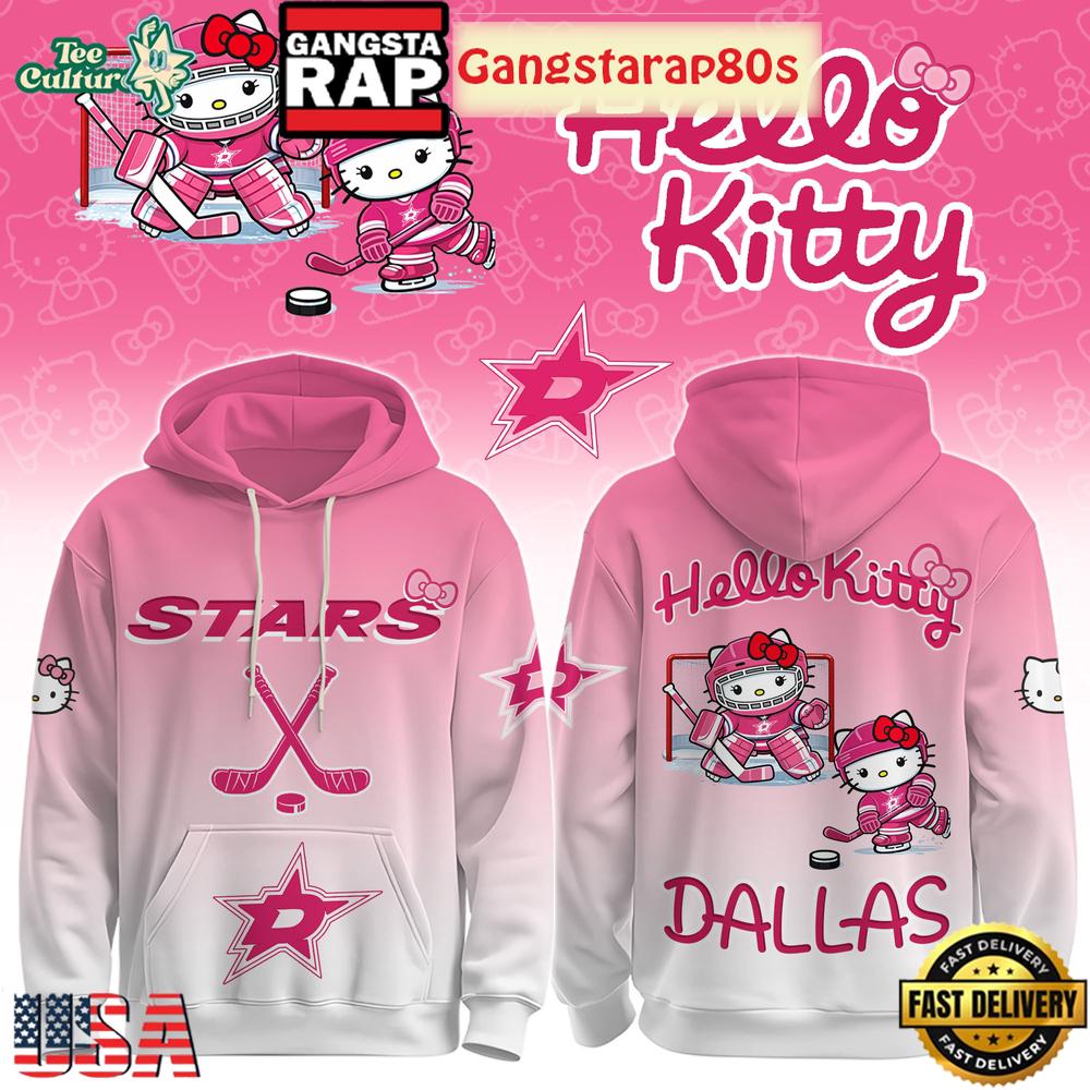 DAL Stars Special Hello Kitty New Design Unisex Hoodie Shirt DAL Stars Special Hello Kitty New Design Unisex Hoodie Shirt