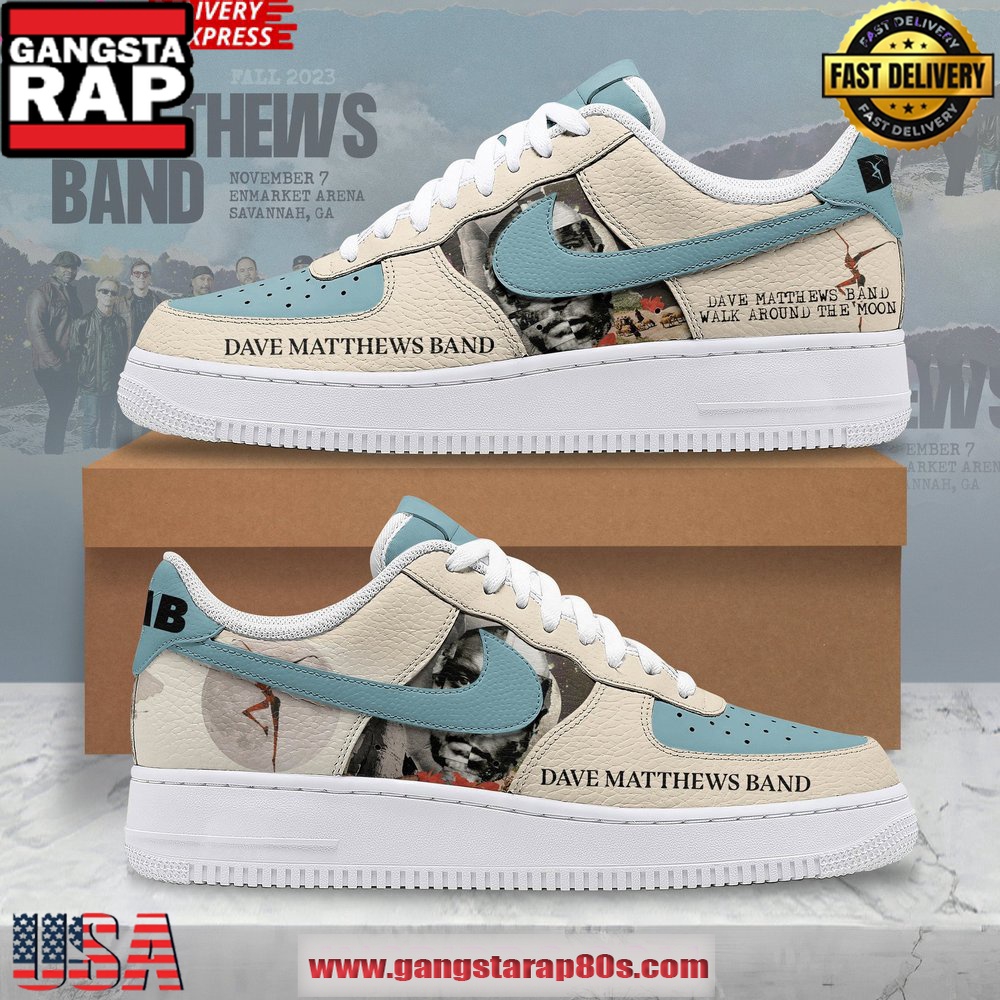 Dave Matthews Band Collab Nike Special Edition Air Force 1 Sneakers Shoes Dave Matthews Band Collab Nike Special Edition Air Force 1 Sneakers Shoes