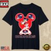 Denver Broncos Mickey Mouse Sweet Love Heart Hands T-Shirt