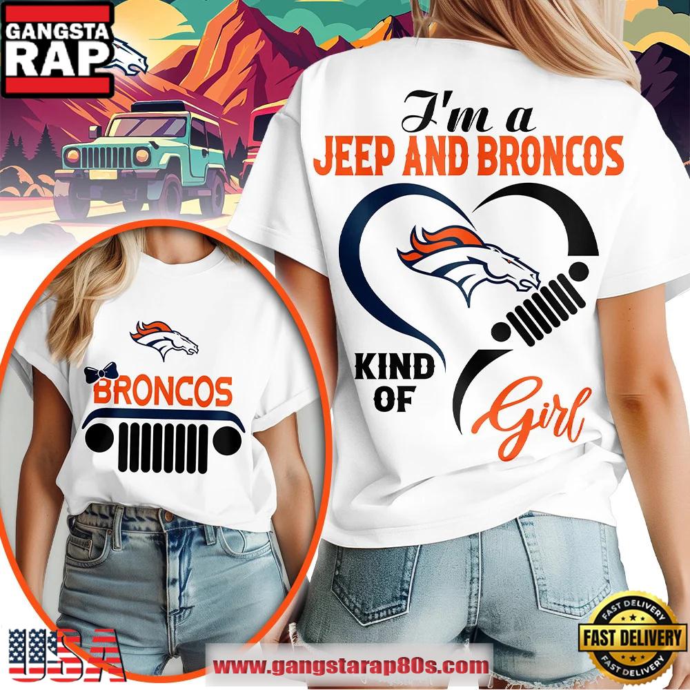 Denver Broncos NFL Jeep Girl Women's Shirt Denver Broncos NFL Jeep Girl Women's Shirt