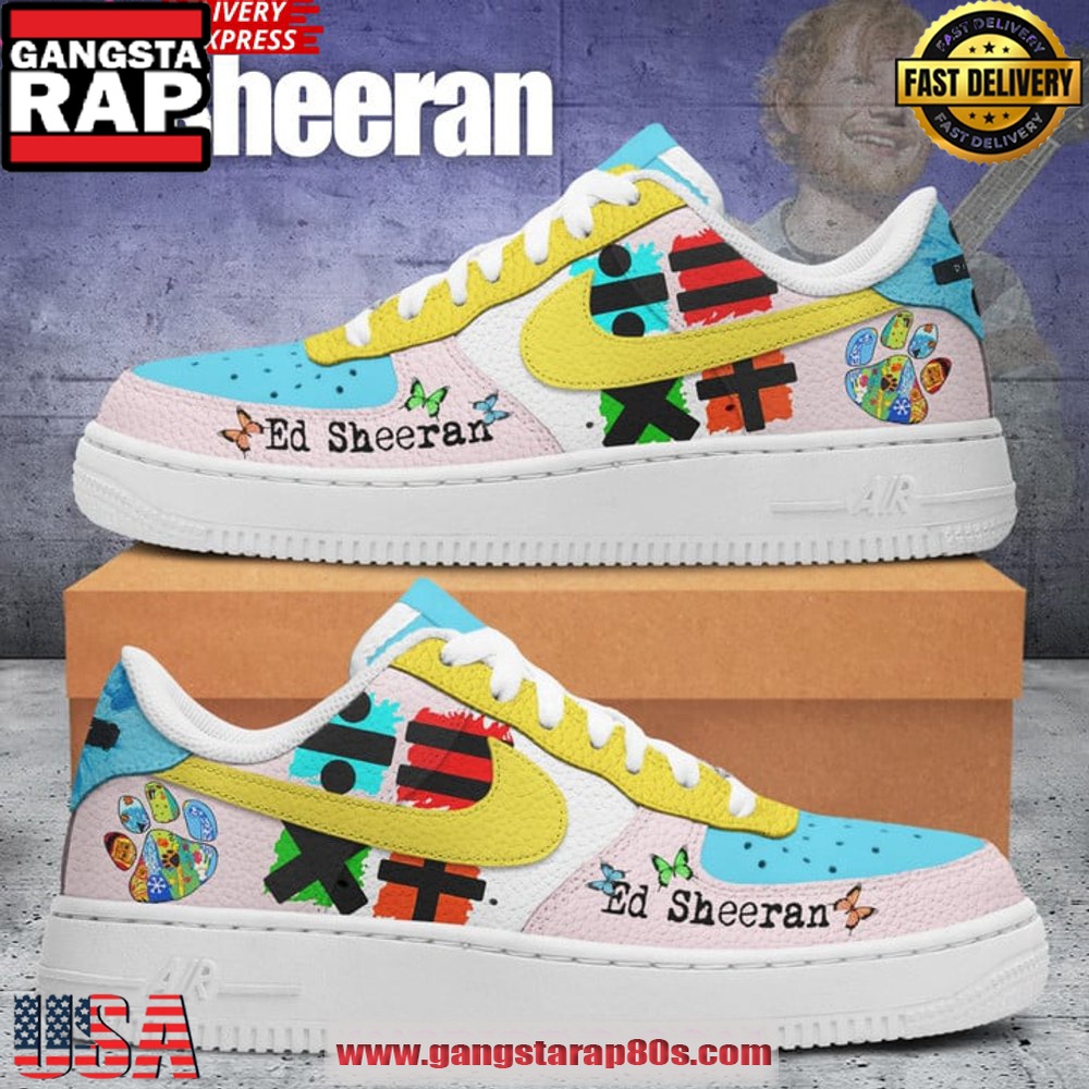 Ed Sheeran +–÷x Tour Special Edition Air Force 1 Sneakers Shoes