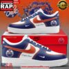 Edmonton Oilers Collab Nike Custom Name Air Force 1 Sneakers Shoes