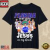 Florida Gators Players Coach Todd Golden In My Veins Jesus In My Heart T-Shirt